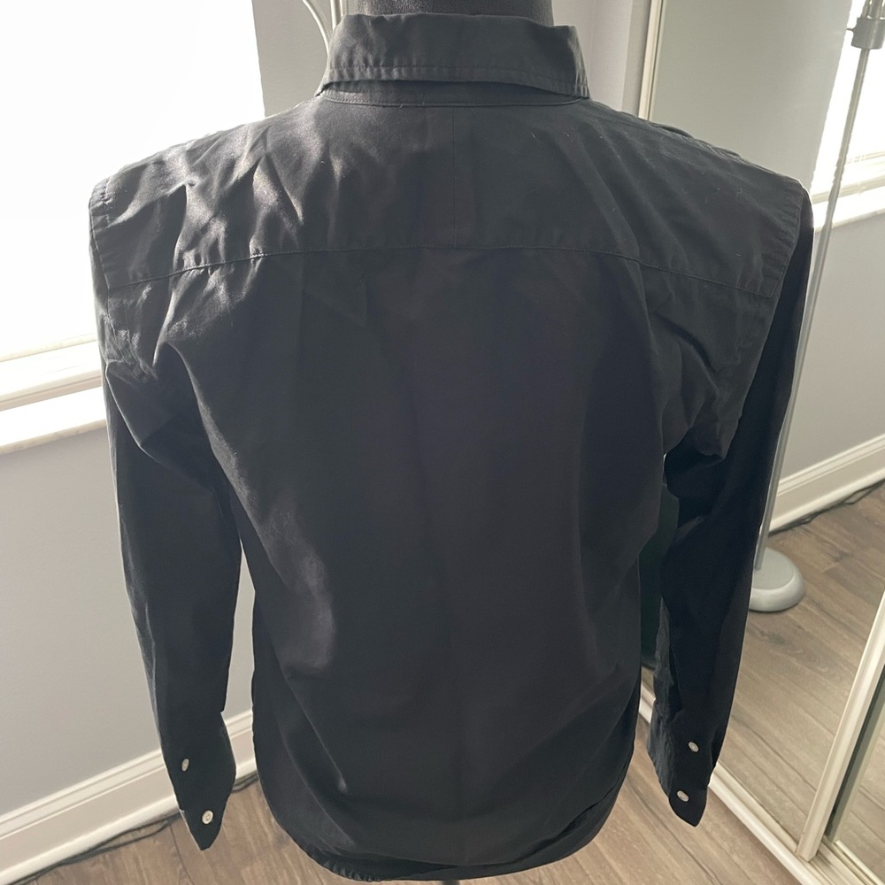 Black Ralph Lauren Button Down Shirt - Picture 4 of 11